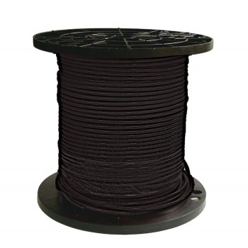 Stranded Copper Wire, THHN/THWN-2, Black - 8 AWG