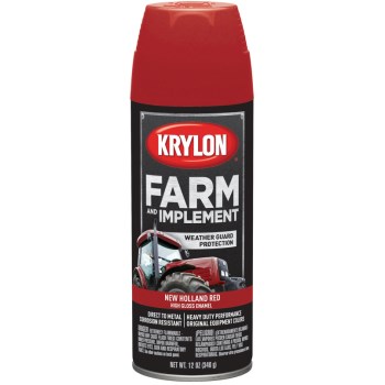 Farm & Implement Spray Paint,  New Holland Red  ~ 12 oz Aerosol