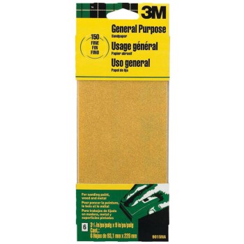 Aluminum Oxide Sanding Sheets, Very Fine - 3-2/3" x 9"