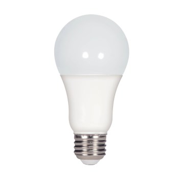 Satco 15.5W LED A19 Bulb, Warm White 2700K - 4pk