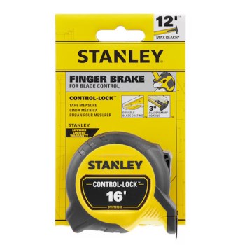 Stanley CONTROL-LOCK Tape Measure - 16 Ft