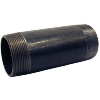 Pipe Nipple, Black Steel - 1" x 4-1/2"