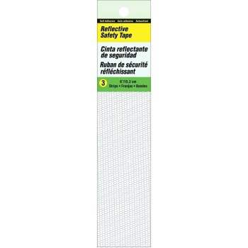 Hy-Ko Reflective Safety Tape Strips, White