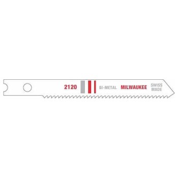 Milwaukee U-Shank Bi-Metal Jig Saw Blade - 2-3/4", 18 TPI, 5pk