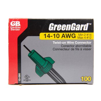 Gardner Bender GreenGard Wire Connector, Green - 100 pk