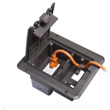 Weatherproof Deck Outlet, Bronze