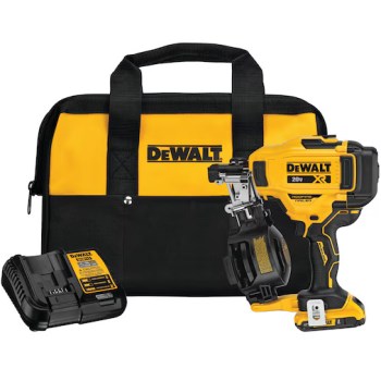 DeWalt 20V MAX Cordless Coil Roofing Nailer Kit