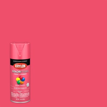 Krylon COLORmaxx Spray Paint, Gloss Watermelon - 12 oz