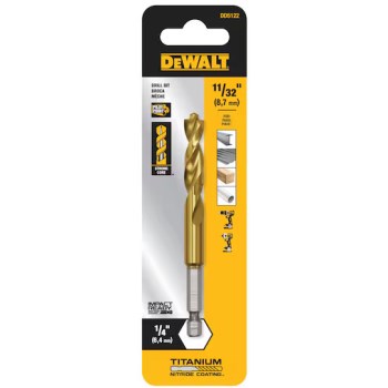 DeWalt Impact Ready Titanium Drill Bit - 11/32"