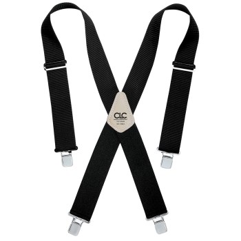 CLC Heavy-Duty Work Suspenders, Black - 2"