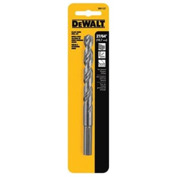 DeWalt Black Oxide Drill Bit - 27/64"