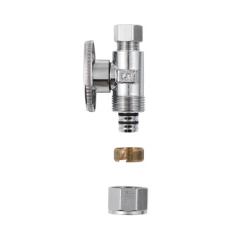 No Crimp PEX Straight Valve - 1/2" x 1/4"
