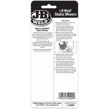 25ml Clear Static Mixer