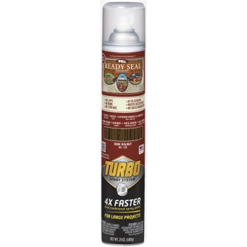 Ready Seal Wood Stain & Sealer Spray, Walnut - 24 oz