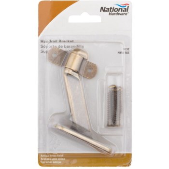 Handrail Bracket ~ Antique Brass Finish