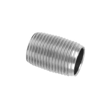 Pipe Nipple, Galvanized Steel - 2" x Close