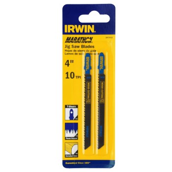 Irwin Marathon T-Shank Jigsaw Blade, 10 TPI - 4" (2-Pack)