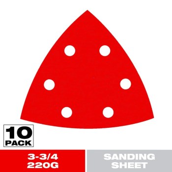 220 Grit Triangle Sanding Sheet