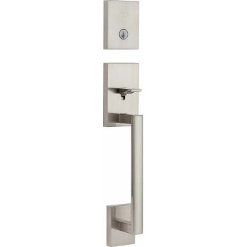 Kwikset San Clemente Handleset - Satin Nickel, SmartKey