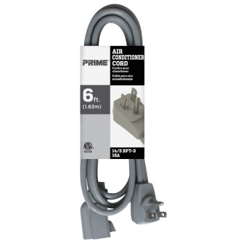 Prime Wire 14/3 Air Conditioner Cord   6 Ft