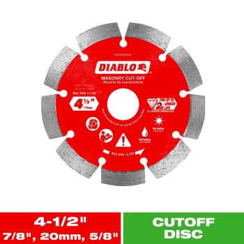 Diablo Diamond Segmented Cutoff Wheel - 4-1/2"