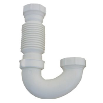 LASCO Flexible J-Bend, White - 1-1/2"