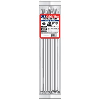 Standard Duty Cable Ties, Natural - 11", 100pk