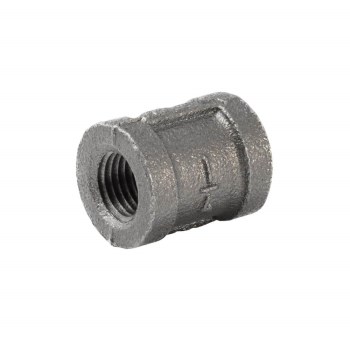 Malleable Iron Coupling, Black - 1/4" FPT