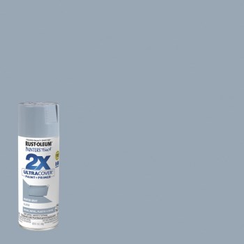 2X Ultra Cover Spray Paint  Winter Gray   Gloss 12 oz