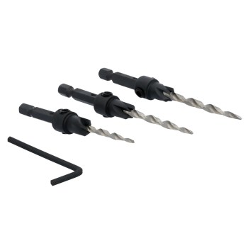 Countersink Set, 3 Pieces