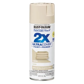 Painter's Touch 2X Spray Paint  Gloss Almond   12 oz