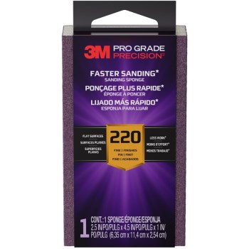 3M Pro Grade Sanding Sponge - 220 Fine