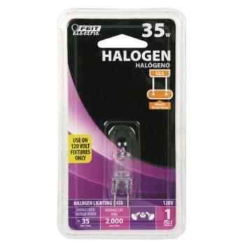 Light Bulb, Bi-Pin Halogen ~ 120 Volt 35W