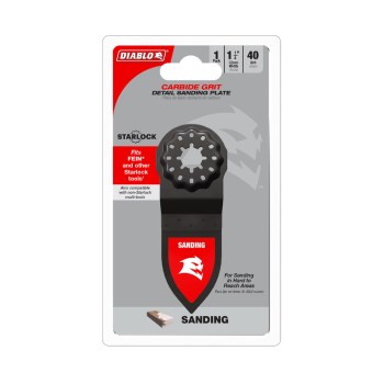 Diablo Carbide Grit Oscillating Sanding Plate - 1-1/4"