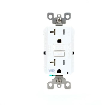 Self-Test GFCI, Weather/Tamper Resistant - 20 Amp, White