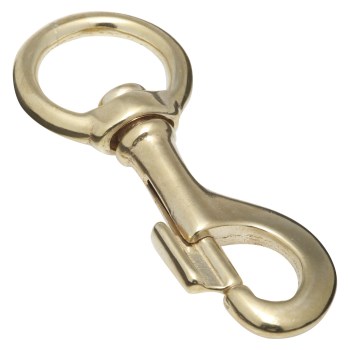 National Solid Bronze Swivel Bolt Snap - 1-1/4" x 4-3/4"
