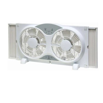 Deluxe Twin Window Fan with Remote