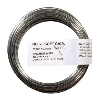 Galvanized Wire, 20 Gauge ~ 50 feet 