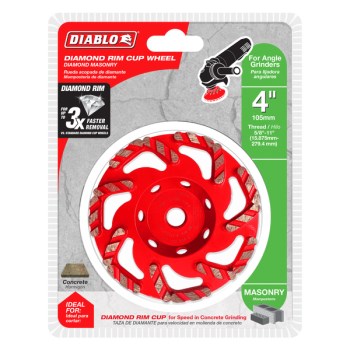 Diablo Cup Wheel - 4"