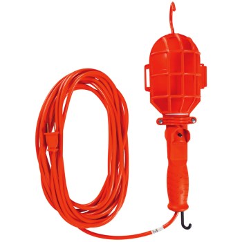 Trouble Light with Guard - 15 Ft, 18/2 SJT
