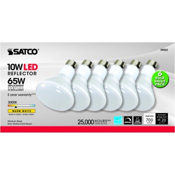 LED 6/Box 10W BR30 Light