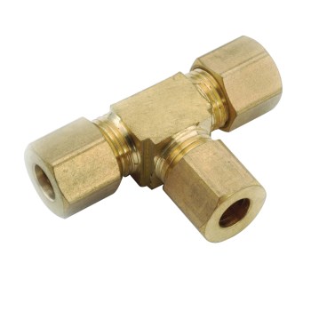 Anderson Metals Lead Free Brass Compression Tee - 5/16"