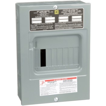 Square D QO Main Lug Indoor Load Center   100 Amp (6-Space 12- Circuit)