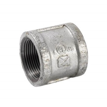 Malleable Iron Coupling, Galvanized - 1-1/4" FPT