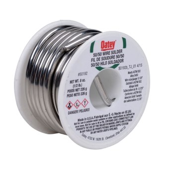 Oatey 50/50 Leaded Wire Solder - 1/2 Lb