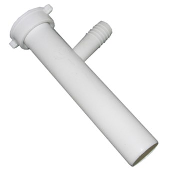 PVC Dishwasher Branch Tailpiece 1-1/2" x 8"