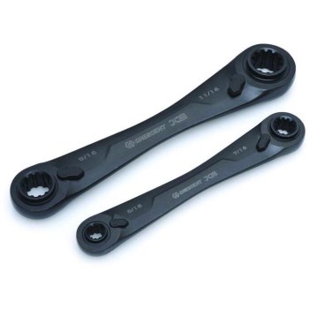 Double Box End Ratcheting Wrench Set ~ 4-in-1