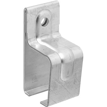 Barn Door Single Box Rail Bracket, Galvanized