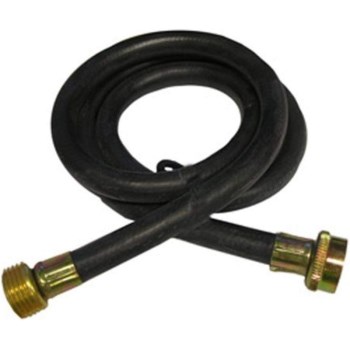 Rubber Washing Machine Hose - 3/4" x 4 Ft