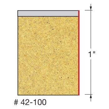 Freud Bearing Flush Trim Router Bit, 1/4" Shank - 3/8"
